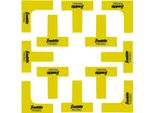 Franklin - Kit Di Marcatori Per Campi Da Pickleball 12 Pezzi RD3369 (Taglia Unica) (Giallo/Nero)