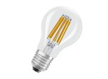 Osram Led Superstar Classic Lampada Led A 100 A Forma Di Lampadina Classica, Corpo In Vetro Trasparente, 7,2 W, 1521 Lm, Attacco E27, Luce Bianca Calda Con 2700 K, Eek A, Diametro 60 Mm, Confezione Da 2 Pz