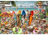 Bluebird Puzzle Cani E Gatti Da Spiaggia - 1000 Pezzi