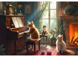 Bluebird Puzzle Gatto Concerto Felino - 1000 Pezzi