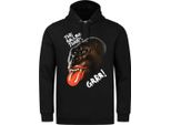 Amplified - Felpa Con Cappuccio "Grrr"" Per Uomo/Donna Unisex GD4224 (M) (Nero)"