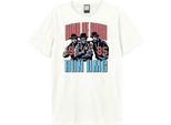 Amplified - Maglietta "King Of Rock"" Per Uomo/Donna Unisex GD4232 (Xl) (Bianco Antico)"