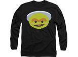 Sesame Street - T-Shirt Unisex Uomo/Donna, Manica Lunga TV28079 (L) (Nero)