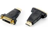 Equip HDMI->DVI-D 1920X1080/60Hz St/Bu Schwarz Polybeutel