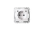 Merten MEG2304-0319, Tipo Di Presa: Cee 7/3, Tipi Di Spina Supportati: Cee 7/4, Colore Del Prodotto: Bianco, Materiale: Thermopla