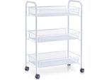 Zeller Dynamo Carrello Wht 43,50X62,50X26 Cm Bianco