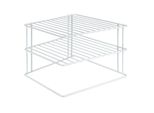 Metaltex Silos Space Bordenrek 2 Etages 25X25X19 Cm Wit