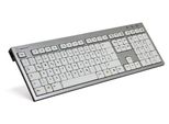Logickeyboard SKB-AJPU-EN - Dimensioni Complete (100%) - Cablato - Usb - Qwertz - Alluminio - Bianco