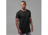 Urban Classics - Shaped Long Turnup Tee Nero - M