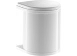 Pattumiera Da Cucina Hailo, Installazione Da Armadio Da 40 Cm, Pattumiera Per Cosmetici Da Bagno Da 12 Litri