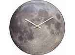 Nextime Ne-3164 Orologio Da Parete Dia. 35 Cm, Vetro Sferico, 'Blue Moon Dome