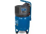 Compressore D'aria Verticale Scheppach HC24V Con Maniglia Di Trasporto | Serbatoio Da 24L | 1500W | 10 Bar | 180L/Min | Senza Olio E A Bassa Manutenzione | Manometro Incluso
