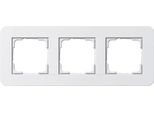 Gira Telaio Di Copertura A 3 Prese Bianco Puro/Bianco Puro 0213410