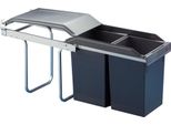 Pattumiera Da Cucina Hailo, Installazione Da Armadio Da 30 Cm, Pattumiera A 2 Scomparti