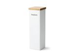 Continenta Gmbh Vorratsdose Keramik 2500Ml, Weiß 10X10X34Cm 3915