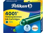 Pelikan® 300087 Cartuccia D'inchiostro 4001® TP/6 - Verde Scuro, 6 Cartucce