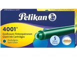Pelikan® 300070 Cartuccia D'inchiostro 4001® GTP/5 - Verde Scuro, 5 Cartucce