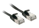 Cavo Patch Lindy Cat6A U/Ftp A Nastro Piatto Nero 2,00M