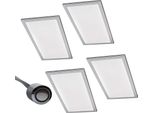Luce Led Sottopensile Da Cucina 4X6 W, Luce Da Cucina Basso Con Dimmer