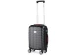 Monzana Valigia Rigida Trolley M Lucchetto Di Sicurezza Tsa Ruote Gommate Girevoli Nero