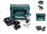Fresatrice Multifunzione A Batteria Senza Spazzole Makita Drt 50 Rtj 18V + 2 Batterie Da 5,0 Ah + Caricabatterie Rapido In Makpac 3