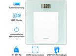Monzana Bilancia Pesapersone Digitale 180Kg Sensori Dms Tecnologia Step-On Display Lcd Pesa Persone
