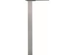 Gamba Da Tavolo Quadra 71 Cm, Regolabile In Altezza (+1 Cm), Acciaio Inox, Max 150 Kg