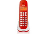 Brondi Adara Telefono Dect Rosso Bianco Vivavoce
