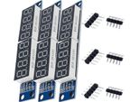 Az-Delivery Display MAX7219 Modulo Led 8 Bit 7-Segmenti Per Raspberry Pi, 3X Modulo Led
