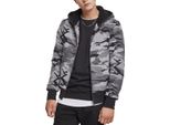 Urban Classics - Giacca Con Zip Mimetica Darkcamo - M