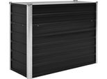 Vidaxl Letto Da Giardino Rialzato Antracite 100 X 40 X 77 Cm Acciaio Zincato