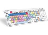 Logickeyboard LKB-PPROCC-CWMU-DE - Dimensioni Complete (100%) - Tastiera Usb - Interruttore A Membrana - Qwertz - Bianco