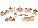 Goki 58565 Blocchi Per Costruzioni Urbane, Legno Goki Nature, 70 Pezzi, Naturale (1 Set)