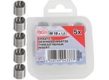 Bgs Inserti Filettati Di Ricambio M18 X 1,5 Mm, 5 Pz.
