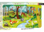 Puzzle A Cornice 15 Pezzi - Animali Della Foresta