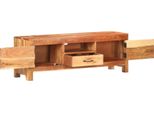 Syfax™ Mobile Porta Tv 116X30X40 Cm In Legno Massello Di Acacia