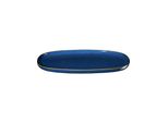 Asa Selection Saisons Platte Oval, Servierplatte, Servierteller, Steinzeug, L 31 Cm, Midnight Blue / Blau, 27201119