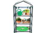 Kinzo Garden - Serra In Plastica - 3 Livelli - 69 X 49 X 125 Cm - Verde
