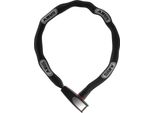 Lucchetto A Catena Abus Catena 6806K - Lucchetto Per Bicicletta Leggero In Acciaio Temprato Con Tubo In Tessuto Alla Moda - Catena Quadrata Con Livello Di Sicurezza Abus 6 - 85 Cm - Nero