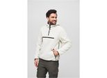 Brandit Teddyfleece Pullover Worker, Bianco