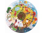 Bigjigs Toys Puzzle Rotondo Da Pavimento Quattro Stagioni 50 Pezzi