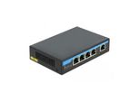 Delock - Switch - Non Gestito - 4 X 10/100/1000 (Poe+) + 1 X 10/100/1000 (Uplink) - Desktop - Poe+ (60 W)