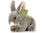 Rappa Coniglio Di Peluche Grigio Scuro Sdraiato 17 Cm ECO-FRIENDLY