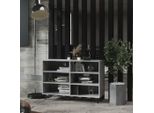 The Living Store Credenza Grigio Sonoma 103,5X35X70 Cm Materiale Legno