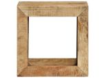 Sgabello 40X30X40 Cm In Legno Massiccio Di Mango