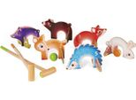 Janod Croquet Gioco Animali Della Foresta - Gioco In Legno Per Bambini