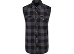 Brandit - Camicia Checked Flanell Nero / Antracite - Xxl