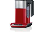 Bosch TWK8614P - 1,5 L - 2400 W - Rosso - Plastica - Acciaio Inox - Temperatura Regolabile - Indicatore Livello Acqua (TWK8614P)