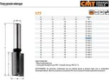 Cmt C174 Fresa Per Scanalature