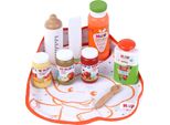 Tanner Il Piccolo Mercante Set Per Bambini In Legno Hipp, Con Vari Prodotti